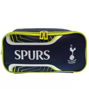 Image of Tottenham Hotspur FC Flash Boot Bag (One Size) (Navy Blue/Fluorescent Lime/White)