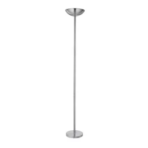 Image of LED Pole Uplighter Satin Silver 3000K