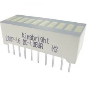 Image of LED bargraph array 10x Green W x H x D 25.4 x 10.16 x 8mm Kin