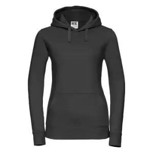 Image of Russell Womens Premium Authentic Hoodie (3-Layer Fabric) (M) (Black)