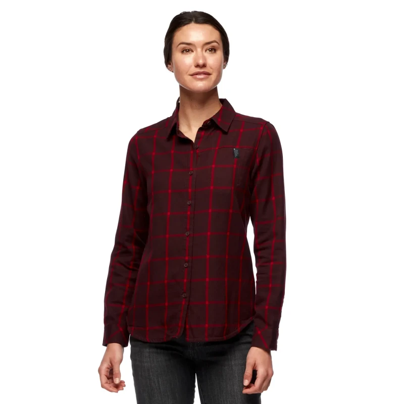 Image of Womens flannel shirt Black Diamond Serenity Rouge Female M