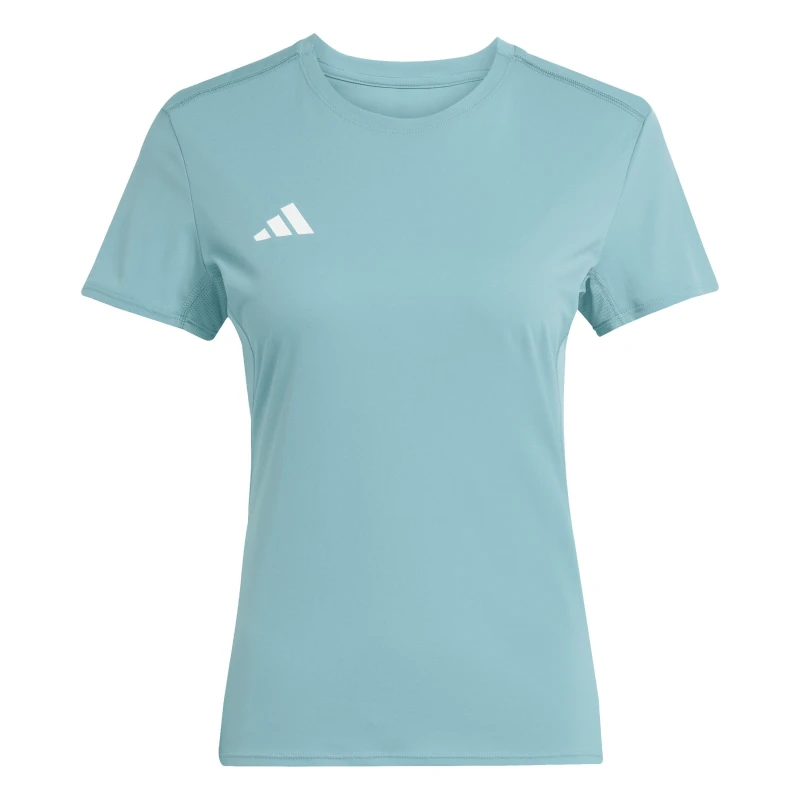 Image of adidas Adizero Running T-Shirt Womens Powder Teal female 16 (XL)