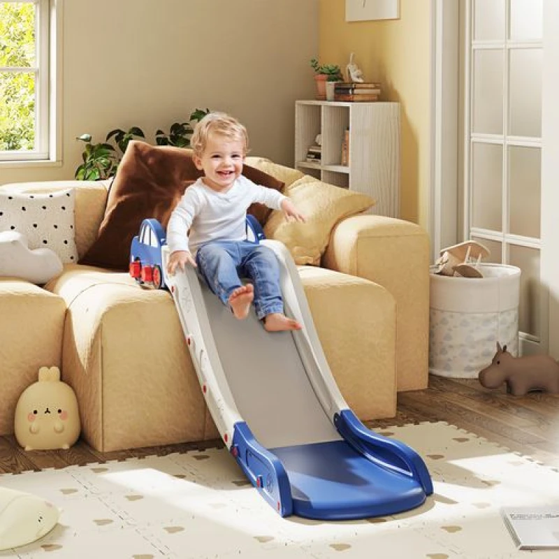 Image of AIYAPLAY Kids Slide for Couch - Bed - Sofa - Easy to Assemble - Blue TJ Hughes 5063603418738