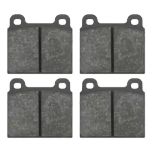 Image of Brake Pad set 16300 by Febi Bilstein Front Axle