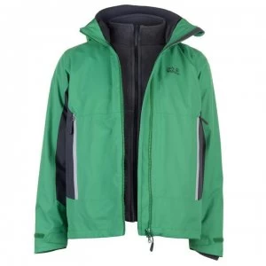 Image of Jack Wolfskin North Border Jacket Mens - ForestGreen