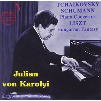 Image of Tchaikovsky Schumann: Piano Concertos (Music CD) - Julian Von Károlyi: Tchaikovsky/Schumann/Liszt CD