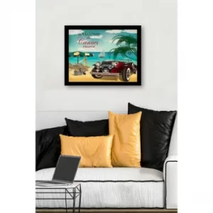 Image of SC0708 Multicolor Decorative Framed MDF Painting