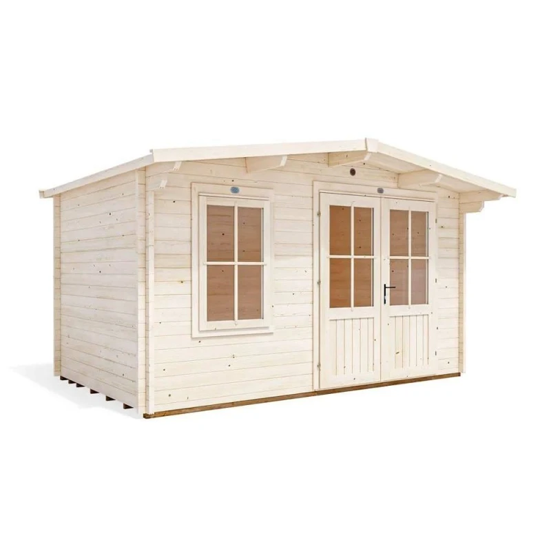 Image of Dunster House Log Cabin, 45mm Wall Thickness, W4M X D2.5M / W13' X D8', Severn