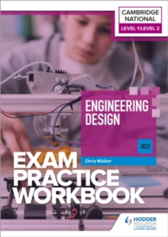 Image of Level 1/Level 2 Cambridge National in Engineering Design (J822) Exam Practice Workbook Paperback / softback