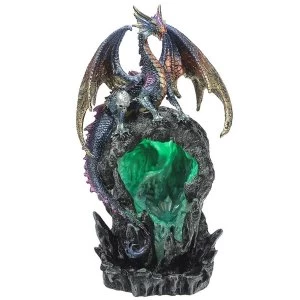Image of LED Ice Dragon Dark Legends Back Flow Incense Burner