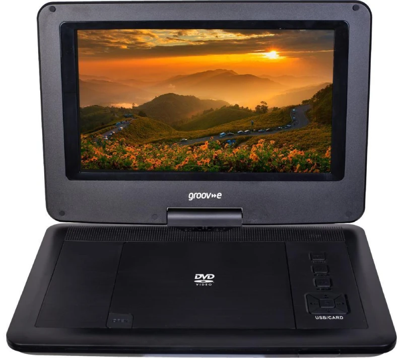 Image of GROOV-E GVDP02BK Portable DVD Player - Black 5060108299909
