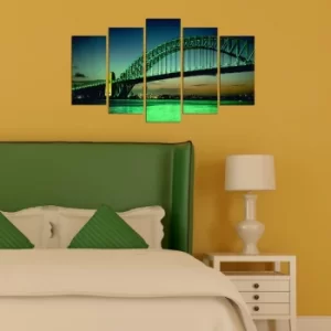 Image of 5PMX-066 Multicolor Decorative MDF Painting (5 Pieces)