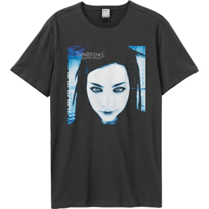 Image of Amplified Amplified Men Fallen Evanescence T-Shirt in Charcoal Size: X-Small Charcoal XS Male 5063693954482
