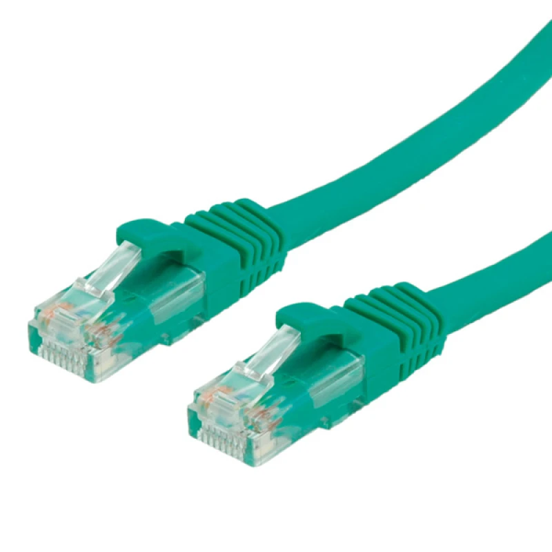 Image of Value 0.5m UTP Cat.6a networking cable Green Cat6a U/UTP (UTP)