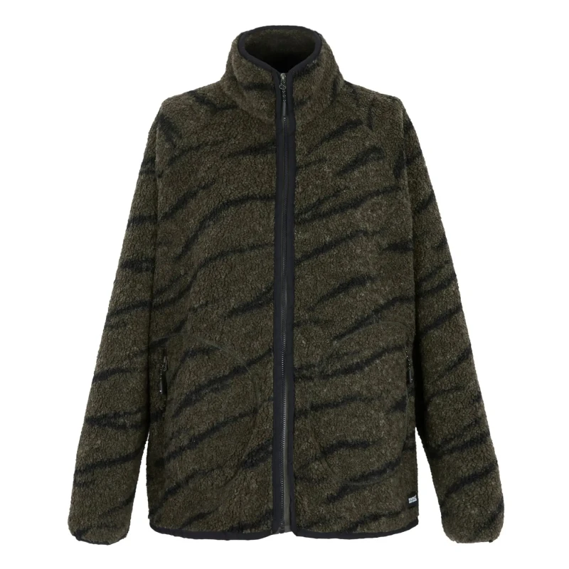 Image of Womens full-zip fleece Regatta Frankie Borg Vert Female 46