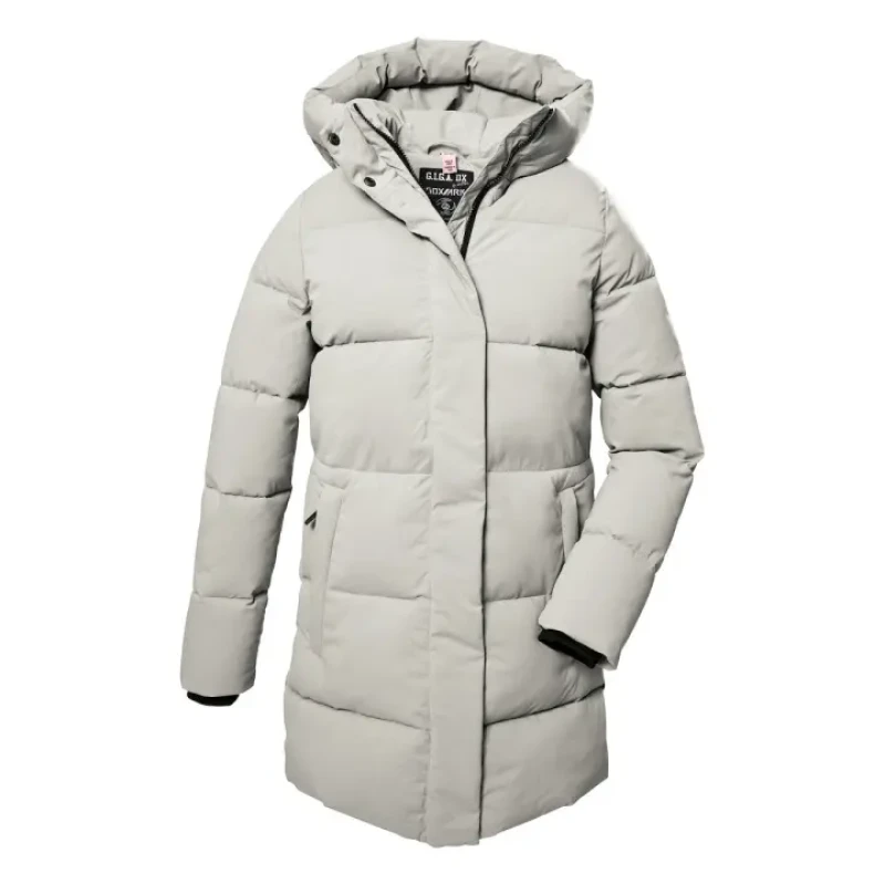 Image of Long quilted coat For Her Killtec GW 1 Gris Female 40