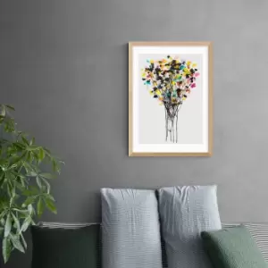 Image of East End Prints Buttercups 2 Print Blue