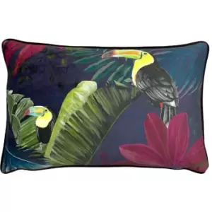 Image of Paoletti - Kala Bird Rectangular Cushion Toucan - Toucan