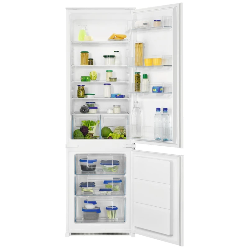 Image of Zanussi ZNFN18ES3 269L Integrated Fridge Freezer