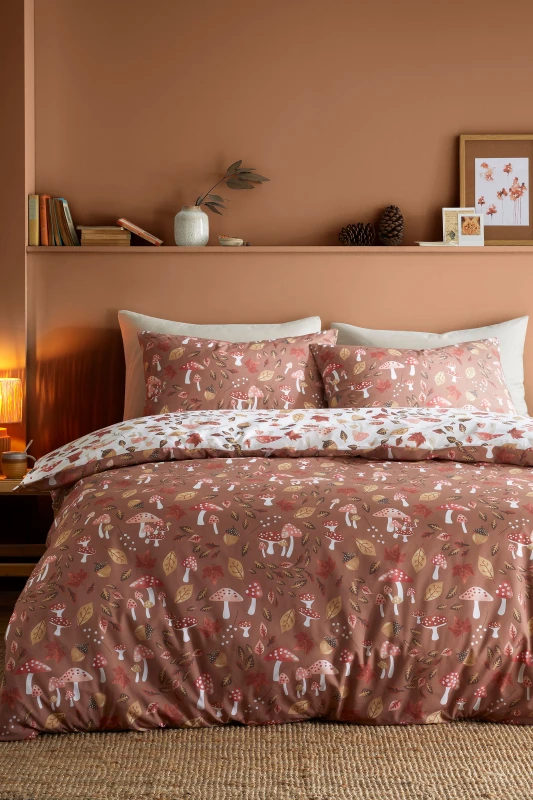 Image of Fusion Woodland Dreams Duvet Cover Bedding Set Natural
