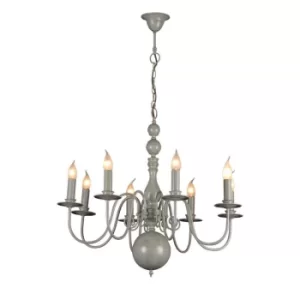 Image of Brugge Multi Arm Chandeliers Gray
