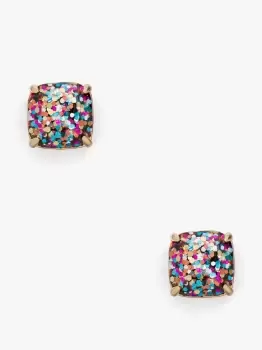 Image of Kate Spade Small Square Stud Earrings, Multi, One Size