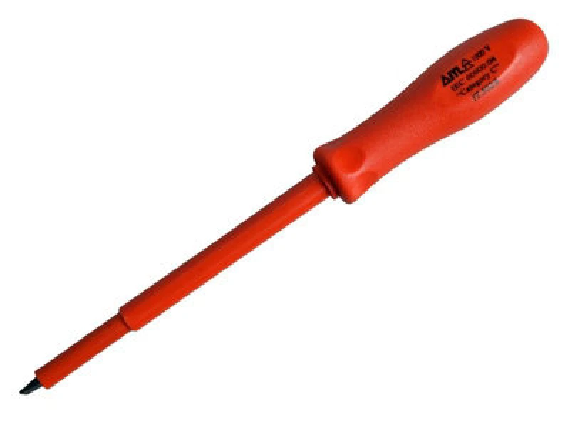 Image of ITL Insulated Slotted Screwdriver 01875 Tip Size: 4mm