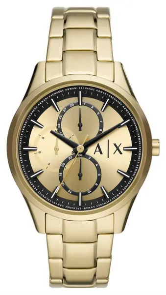 Image of Armani Exchange AX1866 Mens Gold Dial Gold Stainless Watch