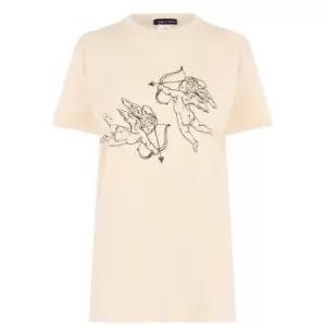 Image of I Saw It First Angels T-Shirt - Beige