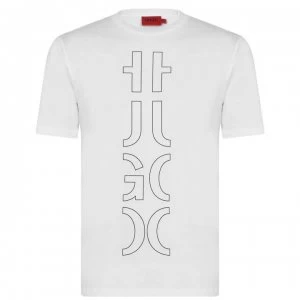 Image of Hugo Boss Darlon 213 T-Shirt White Size L Men