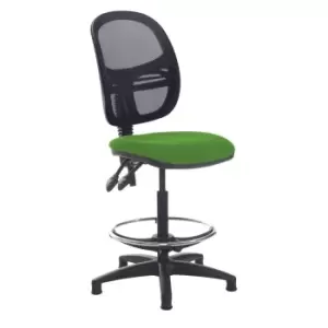 Image of Dams MTO Jota Mesh Back Draughtsmans Chair with No Arms - Madura Green