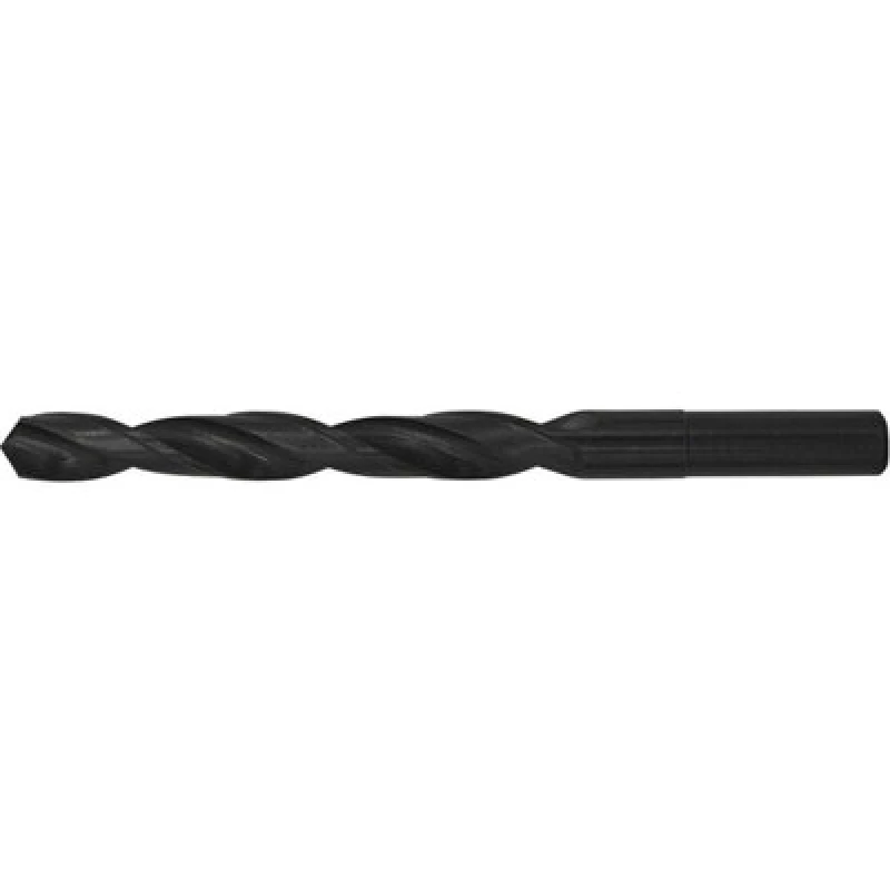 Image of Loops 10.5 x 130mm HSS Roll Forged Blacksmith Drill Bit - Reduced Shank - 85mm Flute Black