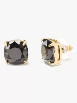 Image of Small Square Studs - Black - One Size