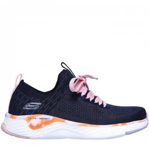 Image of Skechers Fuse Girls Runners - Navy/Multi