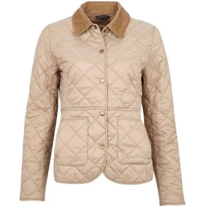 Image of Barbour Womens Deveron Quilted Jacket Lt Trench/Lt Trench 14
