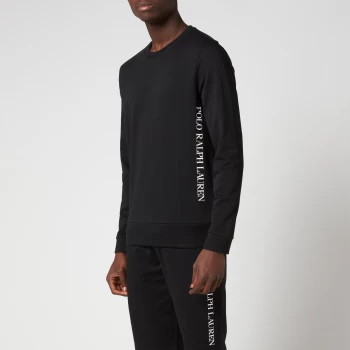 Image of Polo Ralph Lauren Mens Loopback Jersey Long Sleeve Top - Polo Black - S