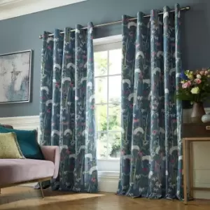 Image of Voyage Maison Hermione Curtains, 229 x 183cm, Indigo