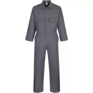 Image of S999 sz m Grey Work Euro Boiler Suit Coverall Overall ppe Mechanic - Portwest