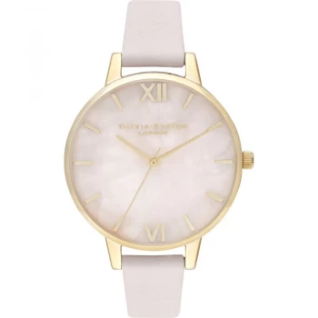 Image of Demi Rose Quartz Blossom & Gold Watch