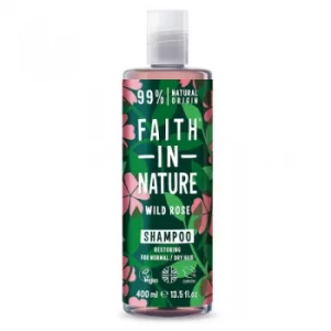 Image of Faith in Nature Wild Rose Shampoo 400ml