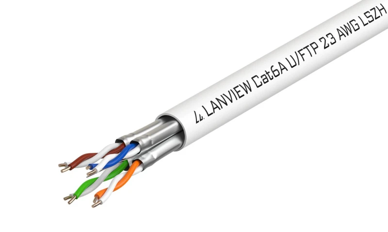 Image of Lanview LVN122430 networking cable White 500 m Cat6a U/FTP (STP)