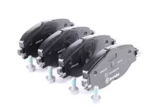 Image of BREMBO Brake pad set P 85 147 Brake pads,Brake pad set, disc brake VW,AUDI,SKODA,Golf VII Schragheck (5G1, BQ1, BE1, BE2),Passat Variant (3G5, CB5)