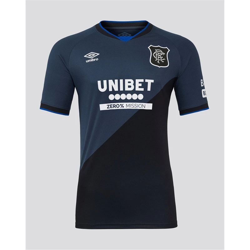 Image of Umbro Rangers Authentic Third Shirt 2025 2026 Adults Black/Grey male S