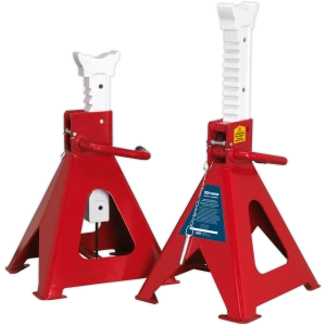 Image of Sealey Easy Action Ratchet Axle Stands 10 Tonne