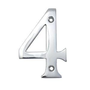 Image of Select Hardware Chrome House Number 4
