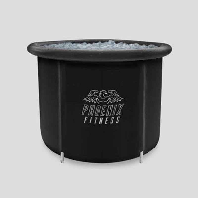 Image of Phoenix Fitness Ice Recovery Bath - Portable Cold Water Therapy - 420 Litre Black