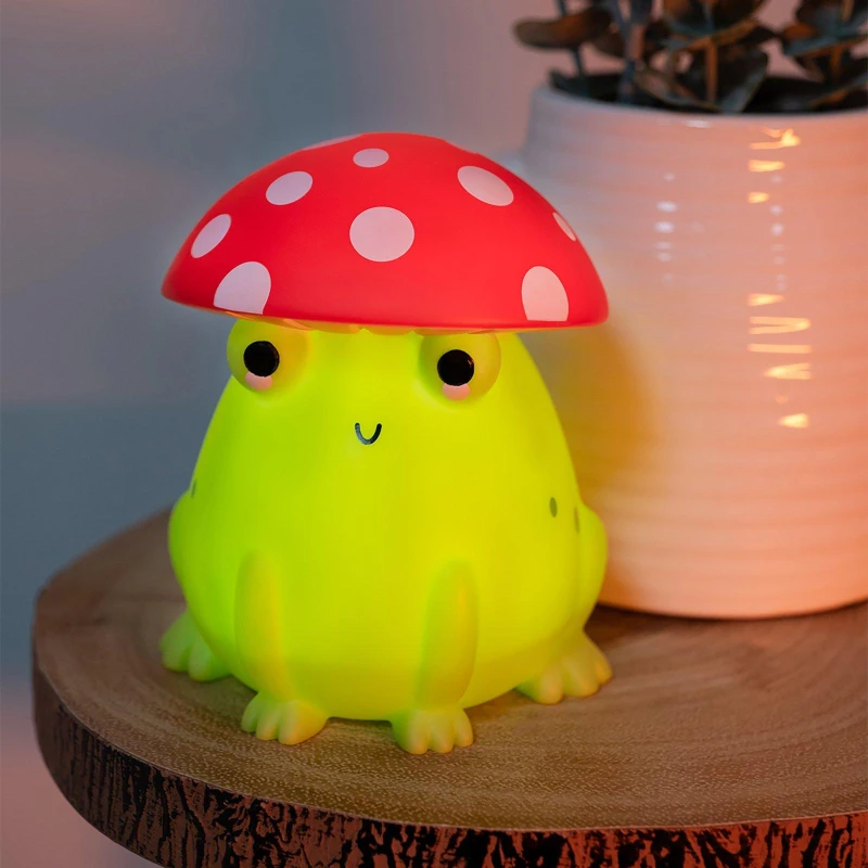 Image of Fizz Creations Maurice Mushroom Frog Mood Light - Multi Multi One Size