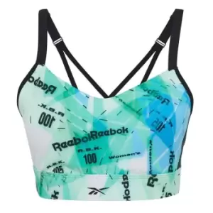 Image of Reebok Strappy Bra Ladies - Blue