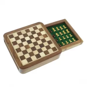 Image of Emporium Collection Magnetic Chess Board with Drawer