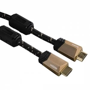 Image of Hama Premium HDMI Cable with Ethernet, plug - plug, ferrite, metal, 1.5 m